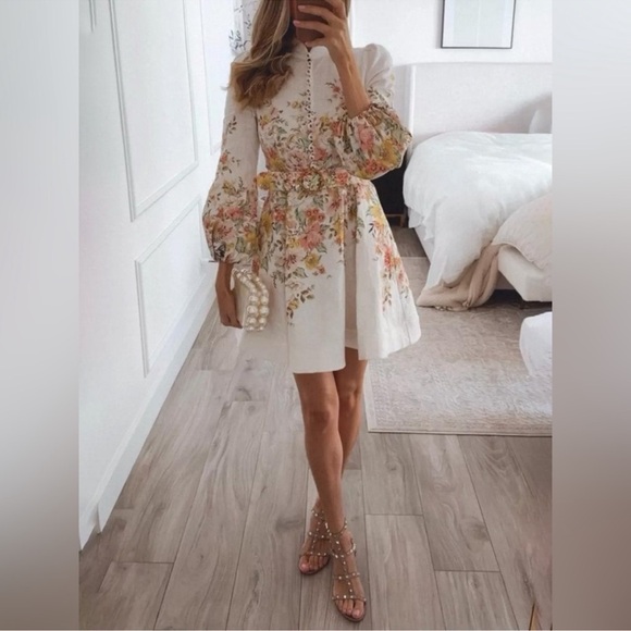 ZIMMERMANN Matchmaker Buttoned Mini Dress - Picture 7 of 17